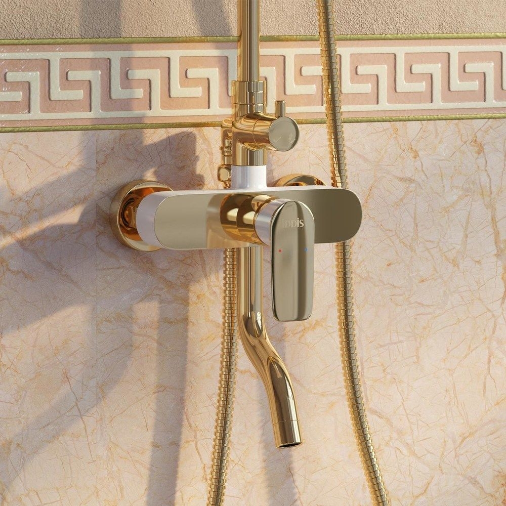 Logo Unlacquered brass faucet