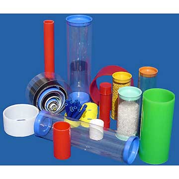 Visuel deTube plastique avec bouchon plastique, containeur Tube plastique avec bouchon plastique, containeur